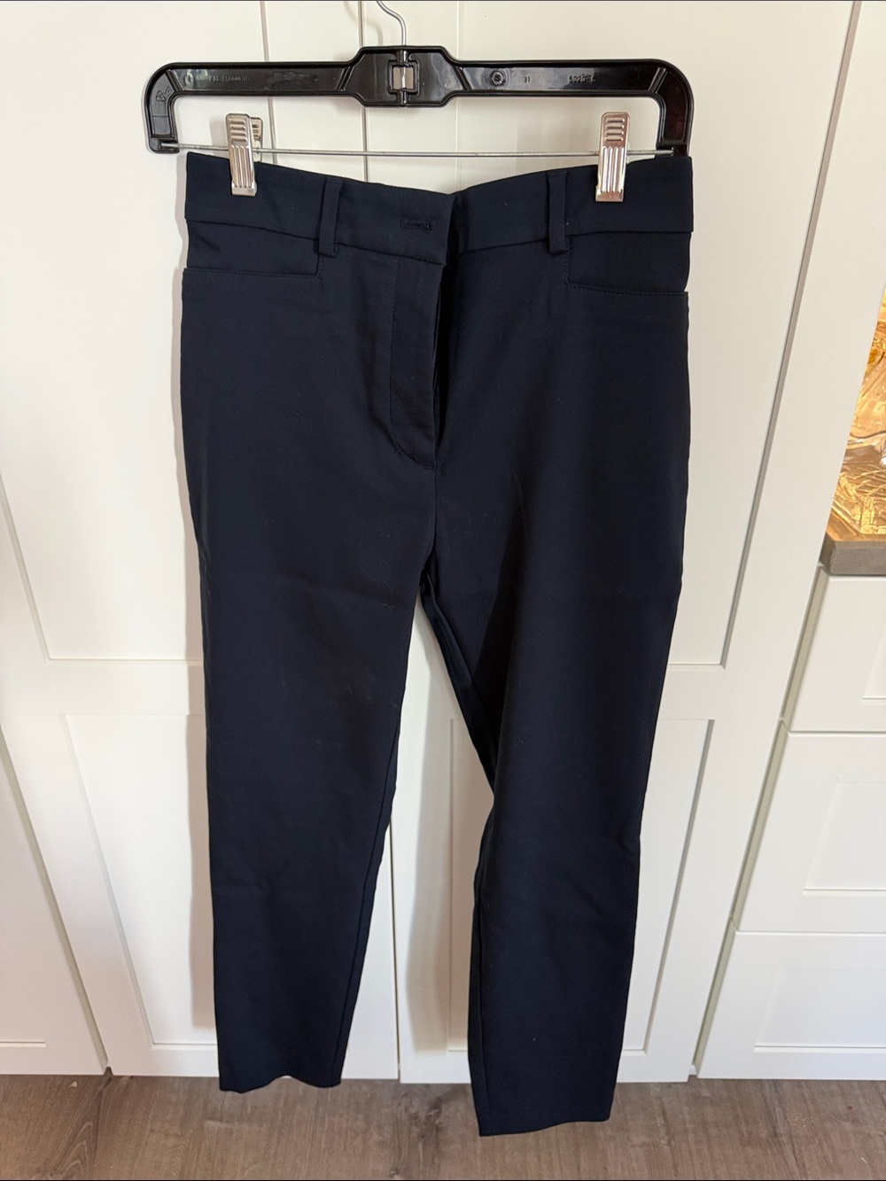 LOFT Dark Navy Slim Ankle Trousers